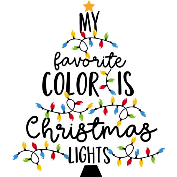 My favourite colour is christmas light Thumbnail
